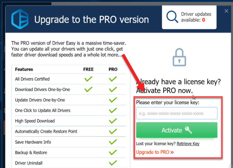 Driver Easy Pro 5.6.12 License Key List