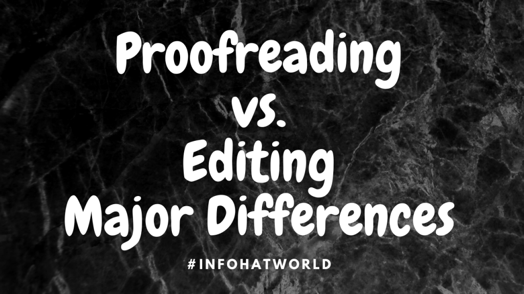 Difference Between Copyediting And Editing